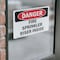 Signmission Fire Sprinkler Riser Inside Danger Sign, Vinyl Decal, 10in W x 7in L, 2PK OS-2PACK-DS-D-710-L-2374 - alternate 3